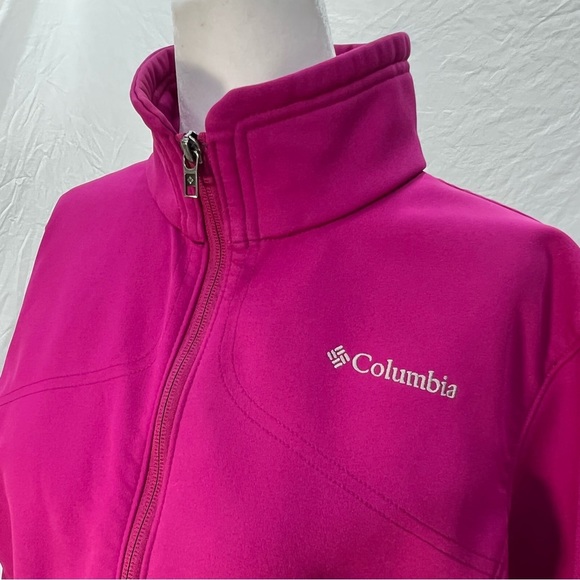 Magenta Columbia Omni-Shield Non-hooded Jacket - Picture 4 of 16